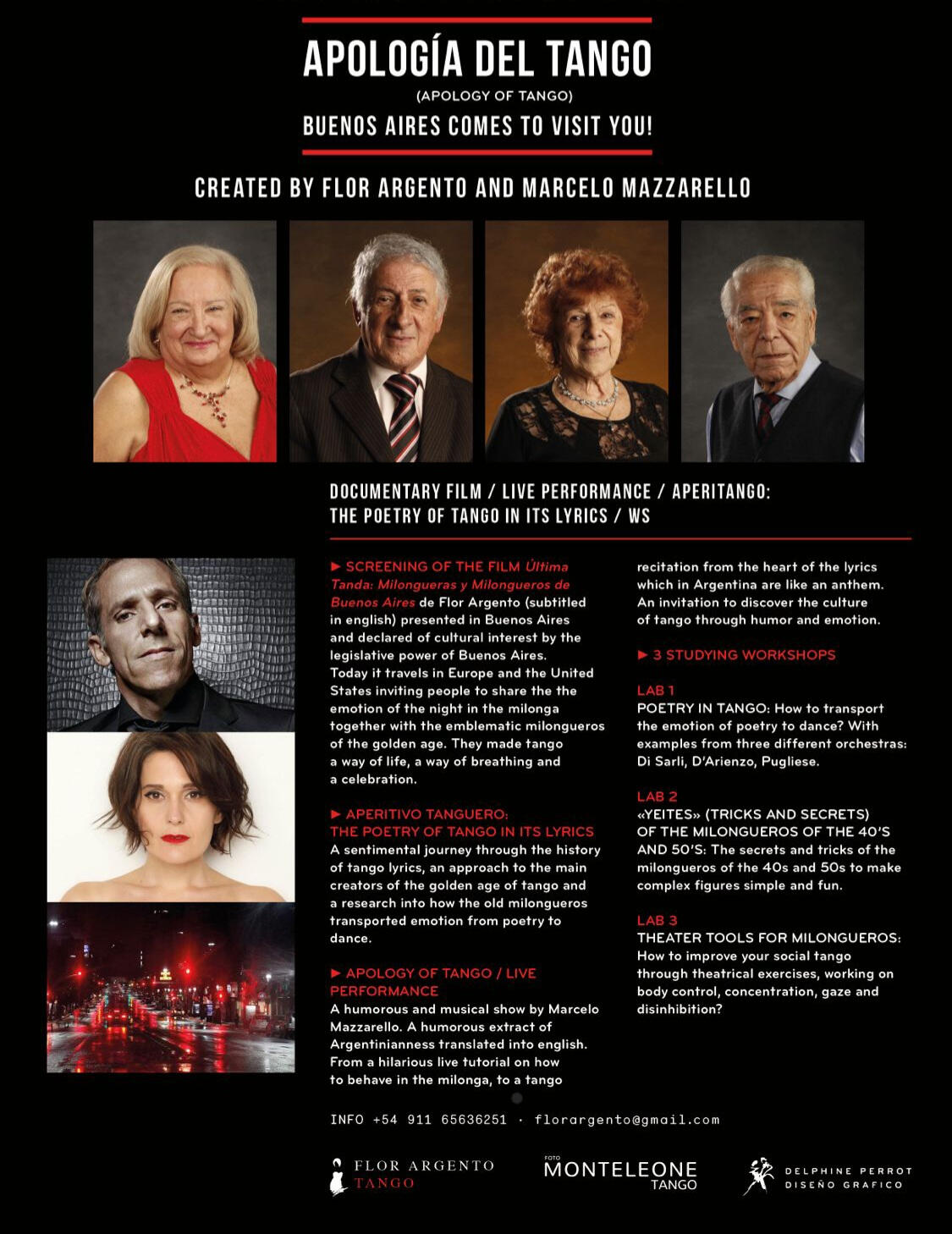 Flor Argento Tango Tango Dancer. Member of CID UNESCO. Teacher. Curator and Producer.
