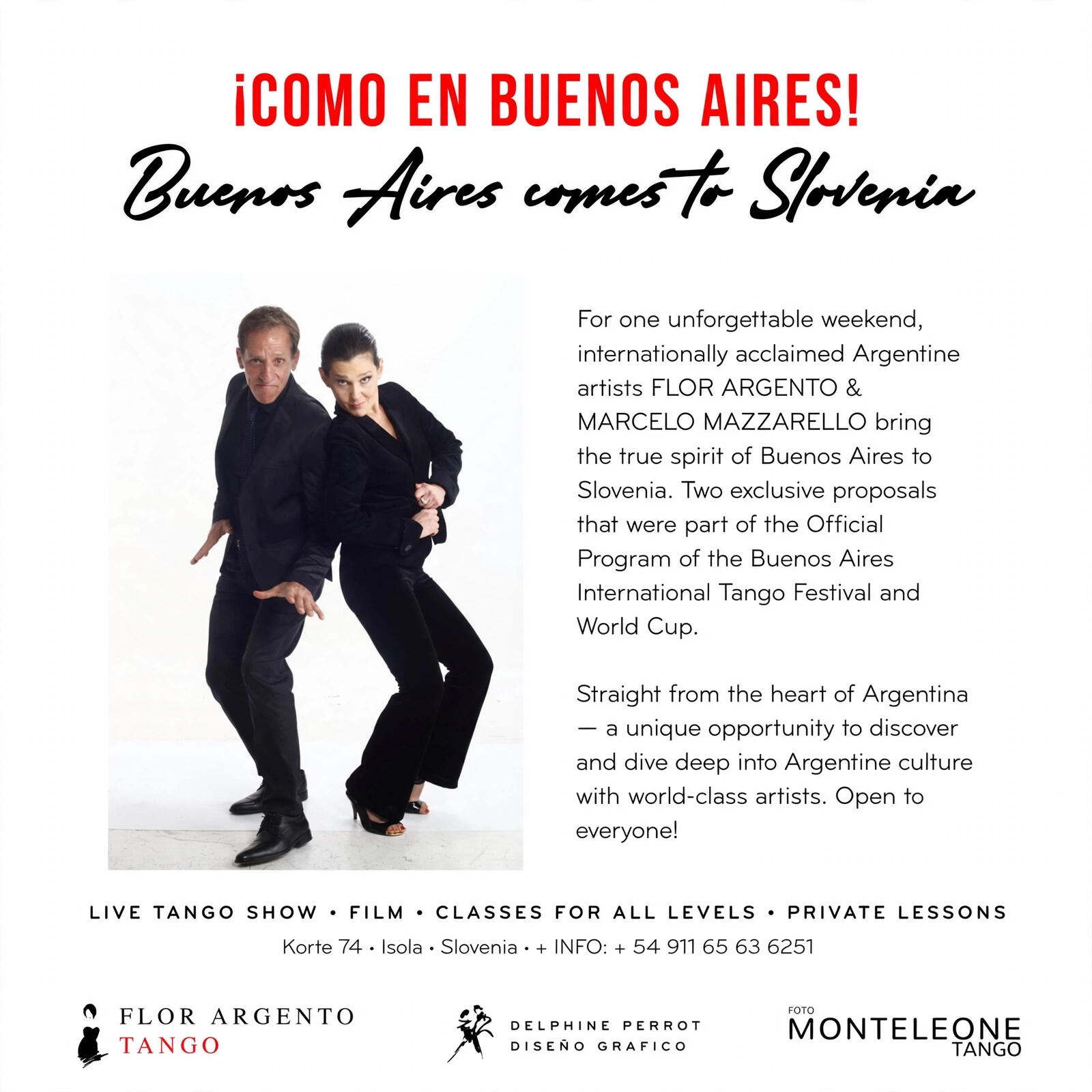 Flor Argento Tango Tango Dancer. Member of CID UNESCO. Teacher. Curator and Producer.